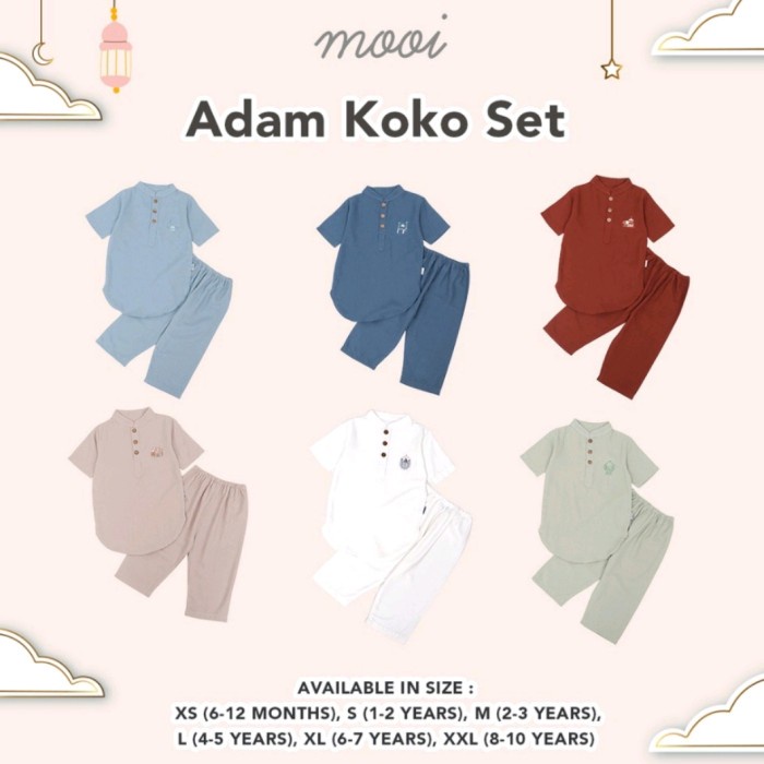 mooi adam koko set