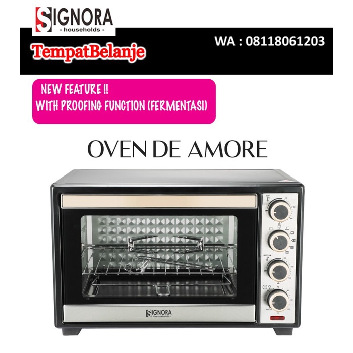 Ready- Signora Oven De Amore 38liter 38lt lt listrik