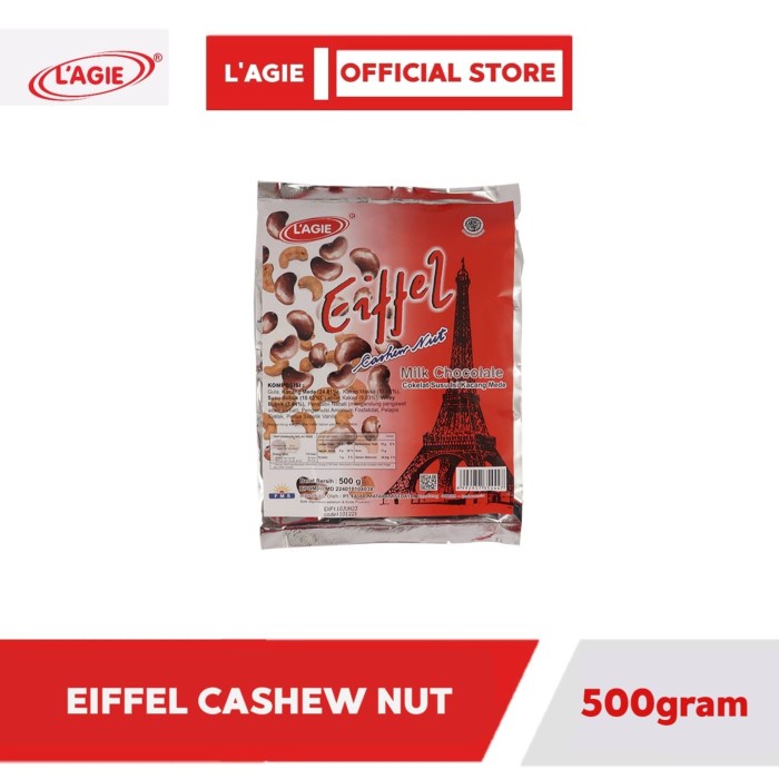 

BARANG TERLARIS Lagie Coklat Kacang Mete Eiffel Cashew Nut 500gr