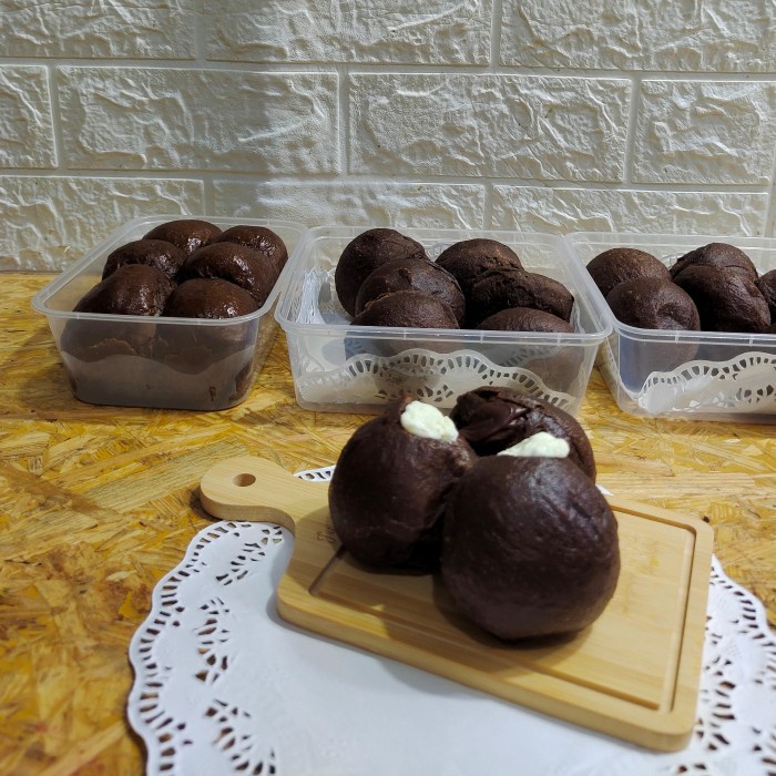 

BARANG TERLARIS bomboloni keto dark choco