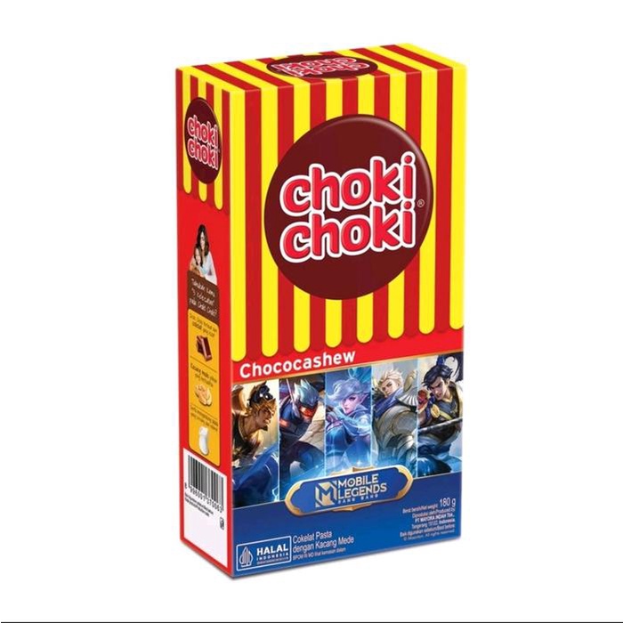 

BARANG TERLARIS Choki Choki Cashew 1 Dus / 9 Boks Isi @20 pcs Camilan Cokelat Manis Chocolate Food