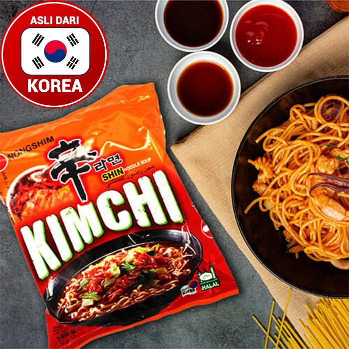 

Sale Terbatas Nongshim Shin Kimchi Noodle Soup Korea - Mi Ramen Rasa Kimchi 120G Aman