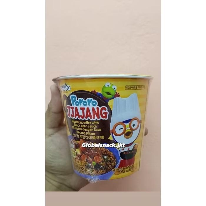 

Sale Terbatas Paldo Pororo Mie Ramen Jjajang Cup Noodle Korea - Mie Jjajang Aman
