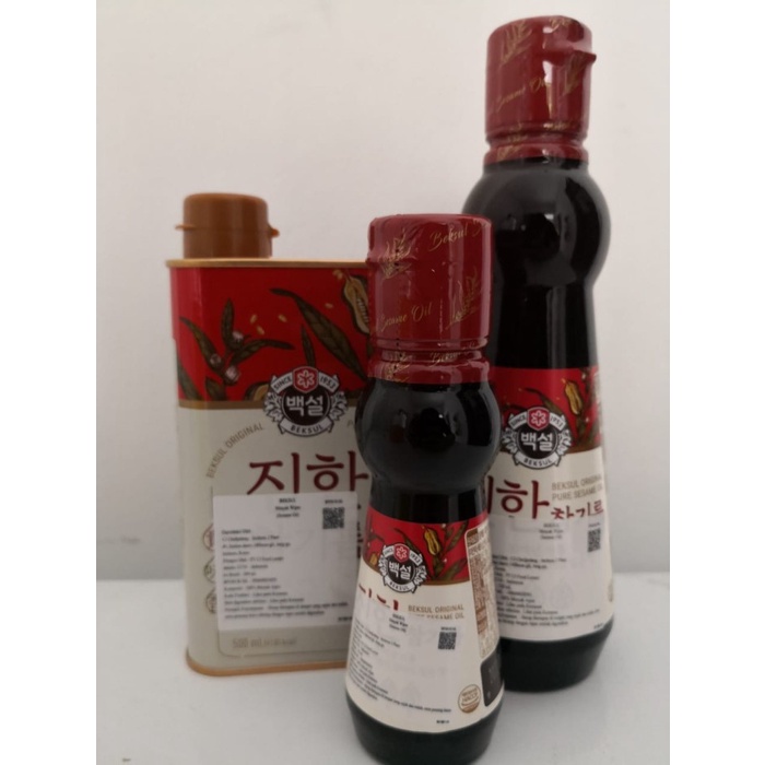 

BARANG TERLARIS Cj Beksul Minyak Wijen Korea - Premium Sesame Oil - Camgirem 500ML
