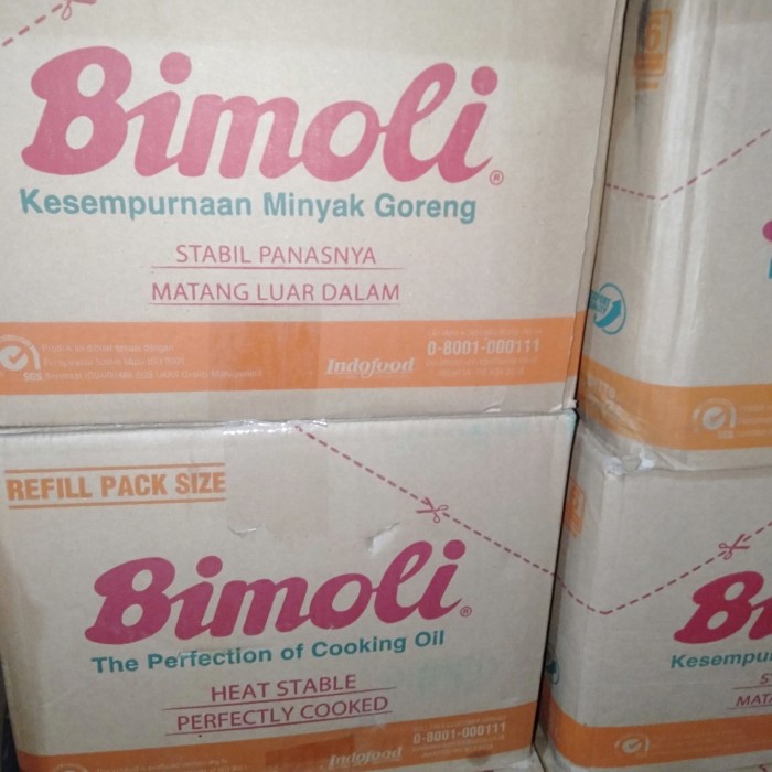 

BARANG TERLARIS Minyak goreng Bimoli 2L 1 karton