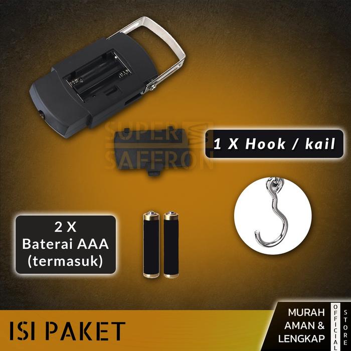 EKSLUSIF Timbangan Gantung 50 Kg LCD Digital Scale Portable Mini Kiloan Ikan Beras serbaguna Koper