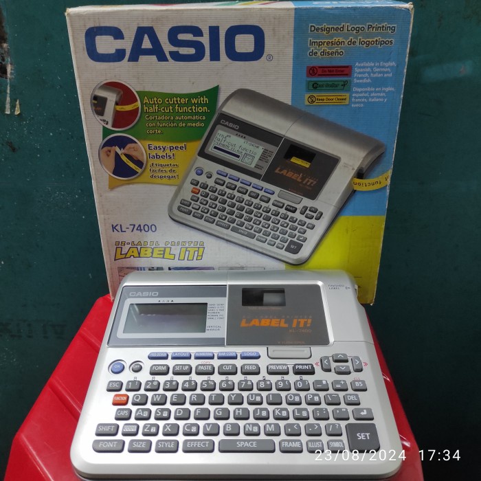 Ready Label Printer CASIO/Label IT CASIO KL 7400/READY/REAL PICTURE