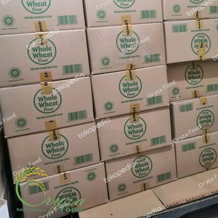 

Terbaru!! Tepung Gandum Utuh Whole Wheat Flour Bogasari Naturich 5Kg. Packing Aman