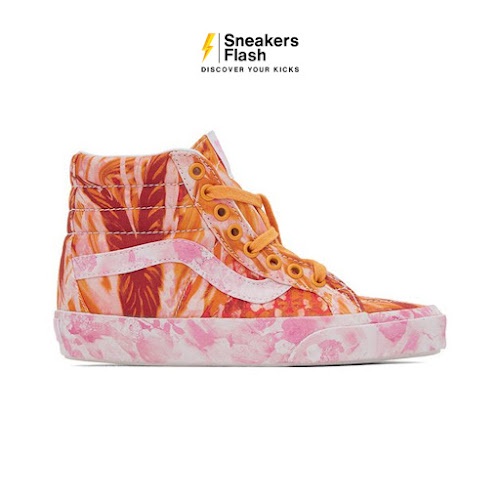 VANS Sk8 Hi 38 Dx Classics X Collina Strad Tie Dye Orange Sepatu Sneakers Unisex - VN0A5KRTBMC