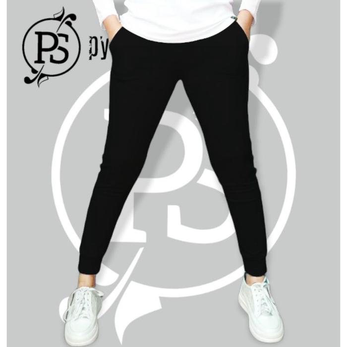 Pre Order - Pyur Sport Baju Senam Aerobic - Jogger Panjang Polos - Gym Fitness Zumba Allsize Dan