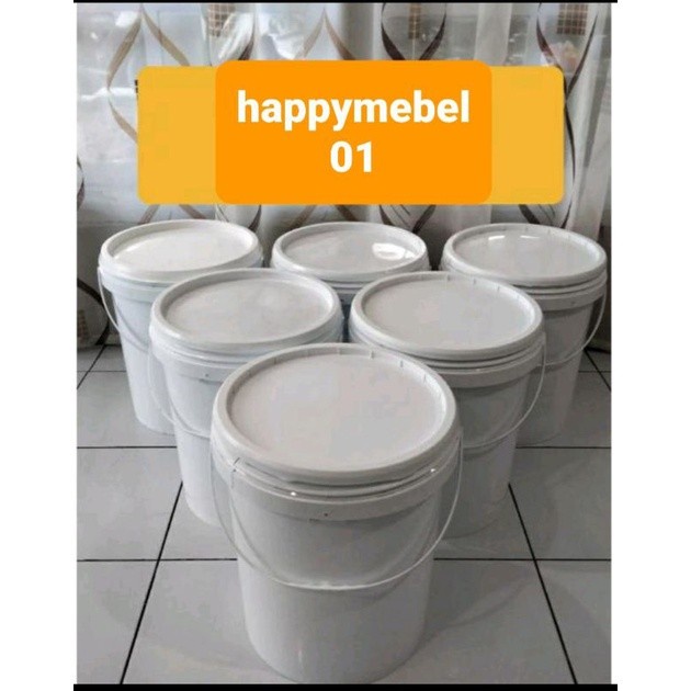 New ember bekas cat 25kg ember cat bekas 25kg pail plastik bekas cat 25kg Berkualitas