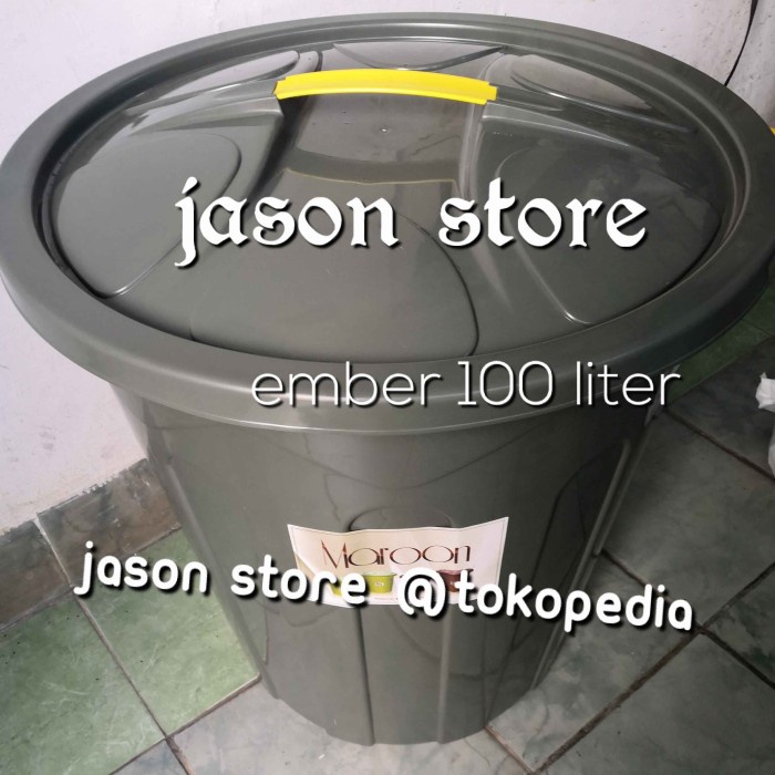 New Ember besar 100 liter/Ember abu besar 100 liter/Ember plastik Berkualitas