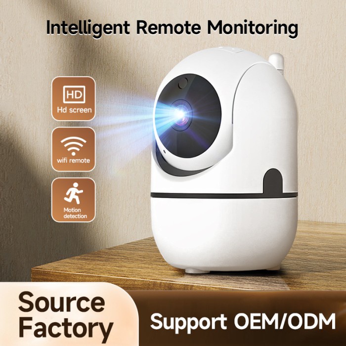 Kamera CCTV WiFi IP Camera Online HP Jarak jauh Tanpa Kabel Sensor Gerak dengan Speaker Suara Dua