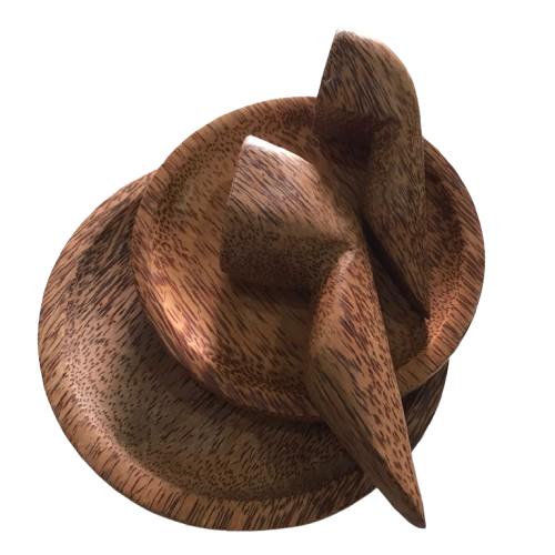 TERMURAH Set Cobek dan Ulek Kayu Kelapa / Kayu Glugu Besar 20cm - Alat Masak, Fotografi, Dekorasi