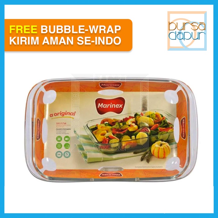 PREMIUM Marinex Loyang Persegi Panjang 1,6 L - Loyang Medium