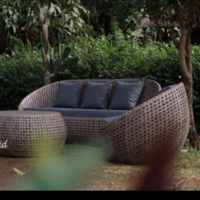 PREMIUM SET SOFA ROTAN SINTETIS CUSTOM GRADE OUTDOOR