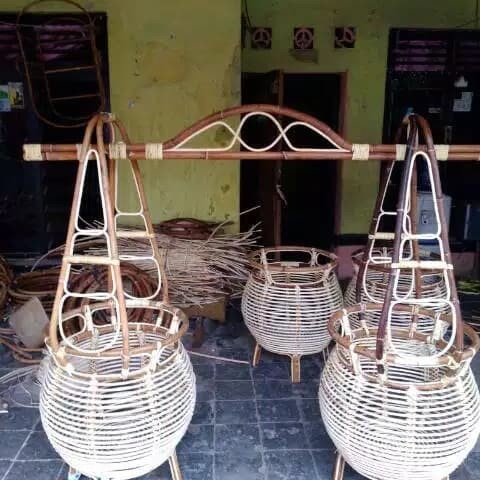 PREMIUM Angkringan/pikulan dawet rotan