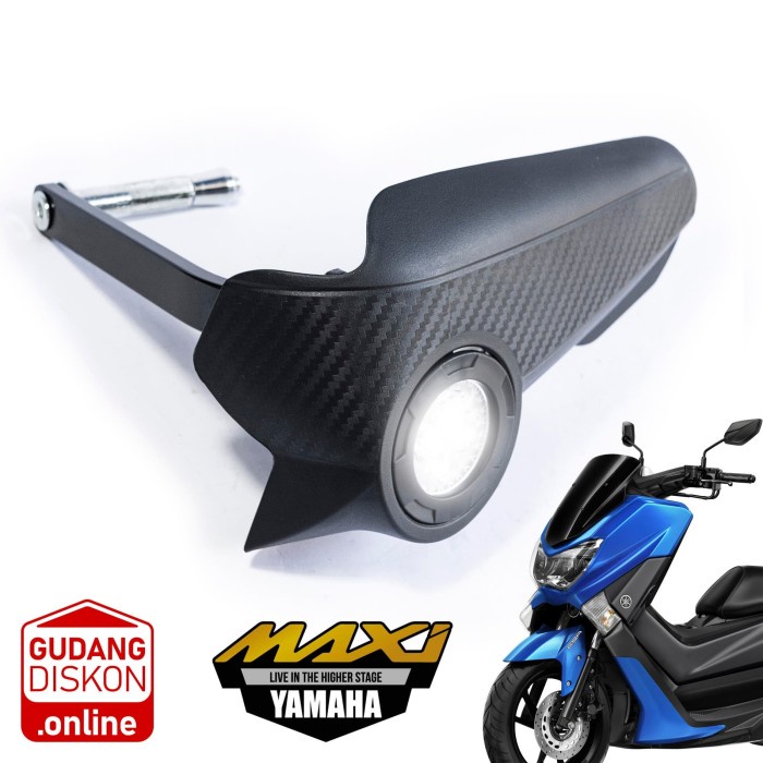 PREMIUM Hand Guard LED Lampu AUX Yamaha NMAX Handguard Proguard Variasi Pro