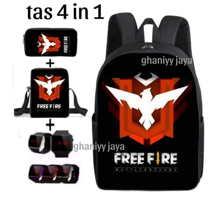 PREMIUM tas anak freefire - tas anak laki - ransel sekolah anak - tas ff - tas sekolah sd anak cowok