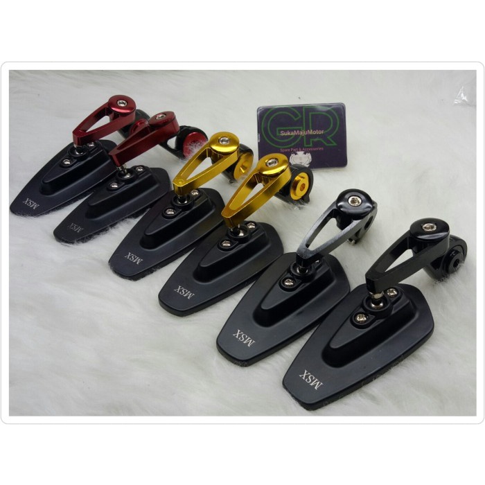 PREMIUM Spion Jalu Spion Bar End Oval MSX Universal Nmax,Aerox,Pcx,Vario,Beat