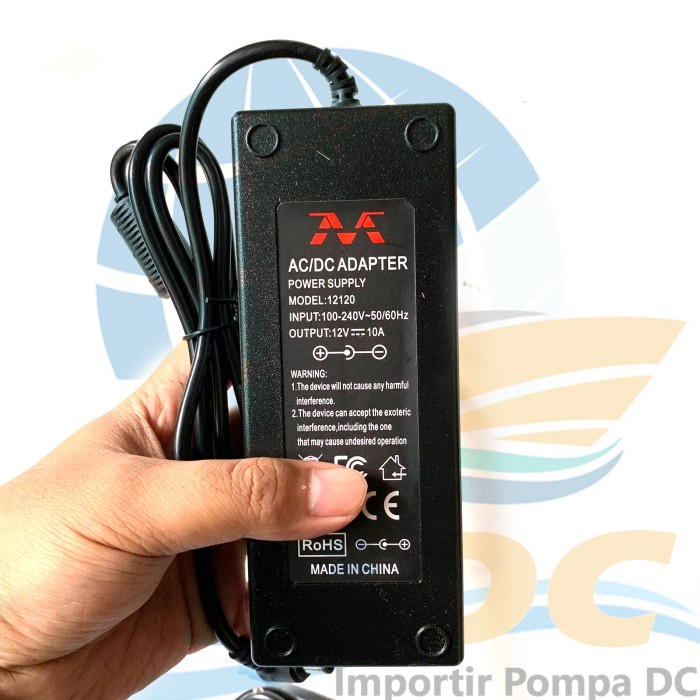 Adaptor DC 12v 10a - Adaptor Murni Arus 12 volt 10 ampere