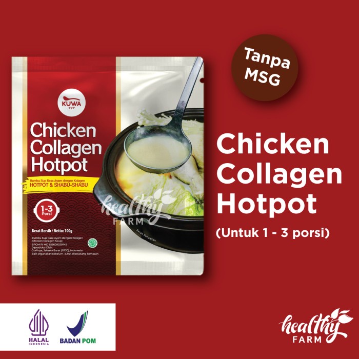 

Promo Terbatas Kuwa Chicken Collagen Hotpot Instan/ Kaldu Sup Shabu Ayam Kolagen Aman