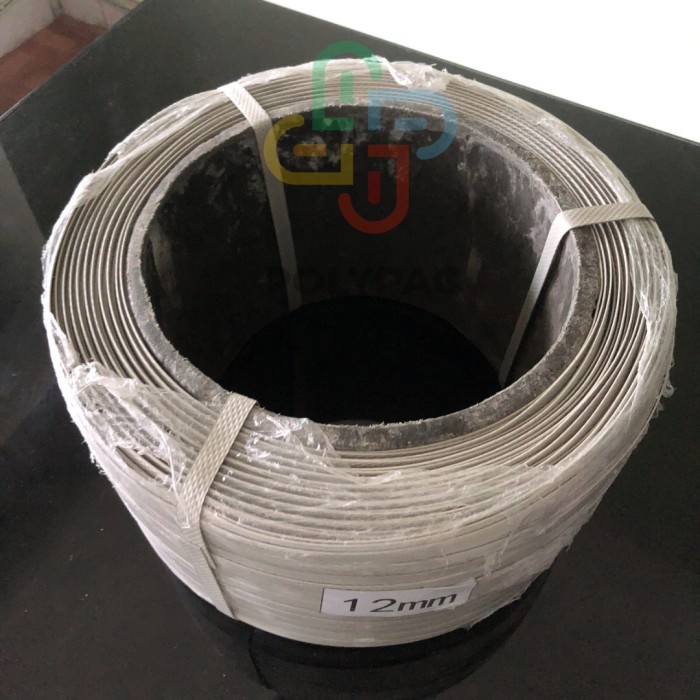 TALI KLEM / TALI STRAPPING BAND / TALI PACKING [12 MM] - PUTIH