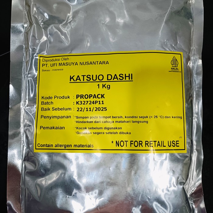 

Sale Terbatas Takumi Katsuo Dashi Propack 1Kg Halal / Bubuk Kaldu Ikan Aman