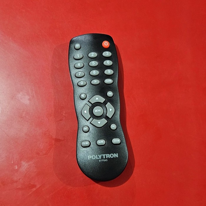 REMOT TV LED/ TABUNG POLYTRON ORIGINAL KODE 81F045