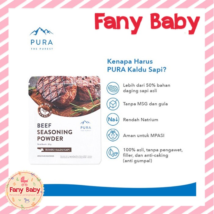 

Promo Terbatas Pura Seasoning Kaldu Mpasi Baby Non Msg 20Gr - 100Gr Aman