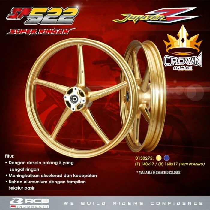 Velg RCB SP522 Jupiter Z / Vega R / FIZR / RX King Motor Motorcycle