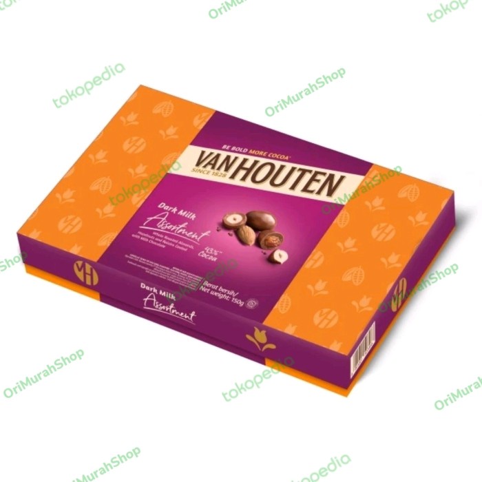 

Coklat Van Houten Almond Assortment Vanhouten Dark Milk Chocolate Box