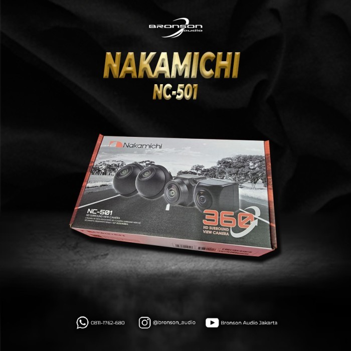 New Kamera 360 Nakamichi Nc-501 + Modul Hu Android Khusus