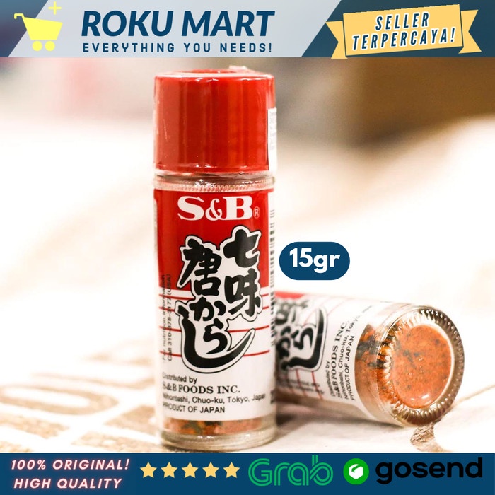 

Promo Terbatas S&B Assorted Chili Pepper Nanami Togarashi 15 G Chili Powder 15G Aman