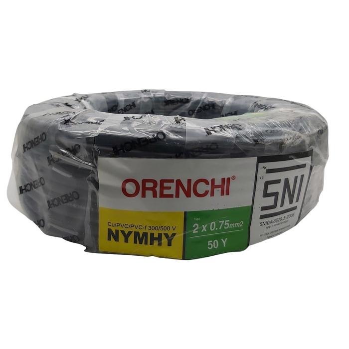Kabel NYMHY Orenchi 2 x 0.75 SNI Kabel Listrik Serabut Tembaga 2x0.75