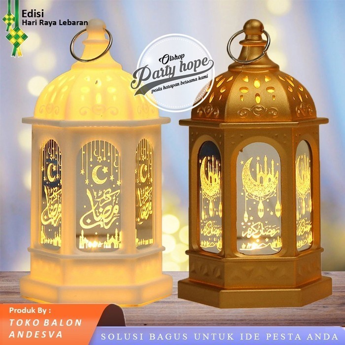 isi 12 Lentera Lilin Lebaran / Lampu Led Lilin elektrik Souvenir Lebaran Gift / lilin lentera
