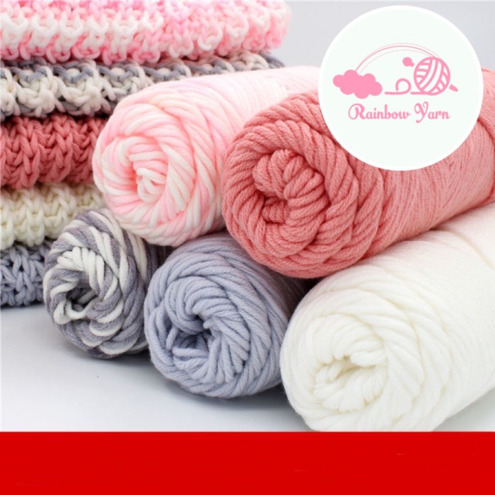 MNTB" PART 1 (1-30) BENANG RAJUT KATUN SUSU 8 PLY / MILK COTTON YARN 8PLY