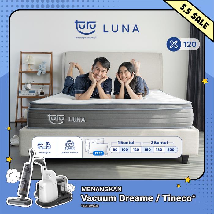 Kasur Busa Premium TURU LUNA Plush Top Natural Latex ukuran 120x200