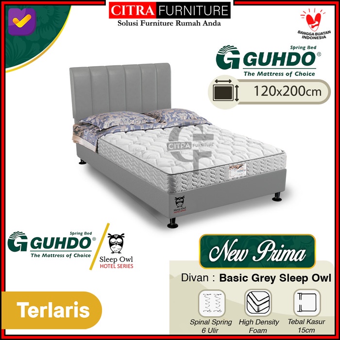 Guhdo Springbed New Prima 120x200x15 - Full set Gudho Spring bed