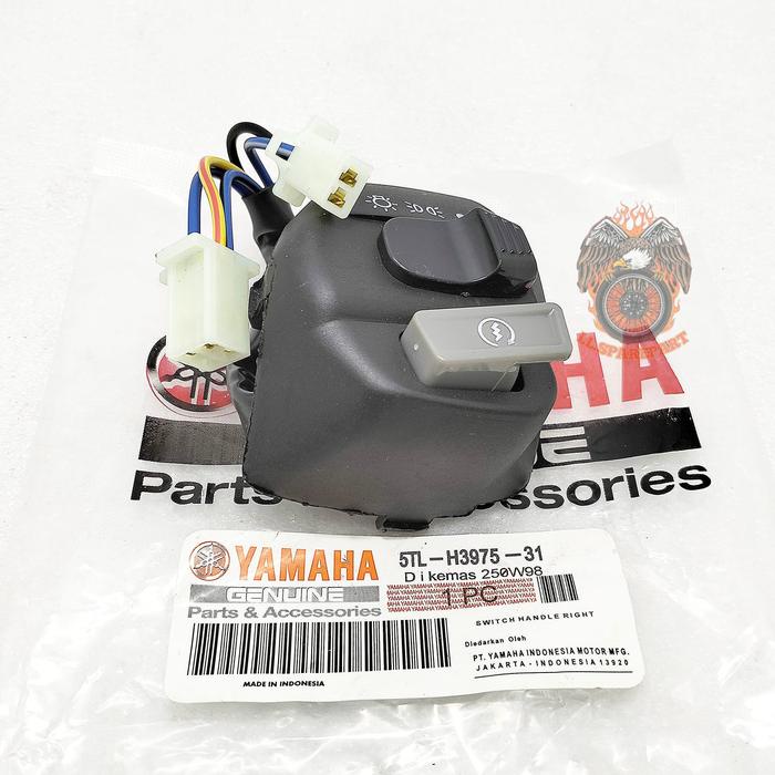 SAKLAR KANAN KIRI SET YAMAHA 5TL KUALITAS ASLI ORIGINAL YAMAHA MIO J / S / Z / M3 / MIO SOUL KARBU /