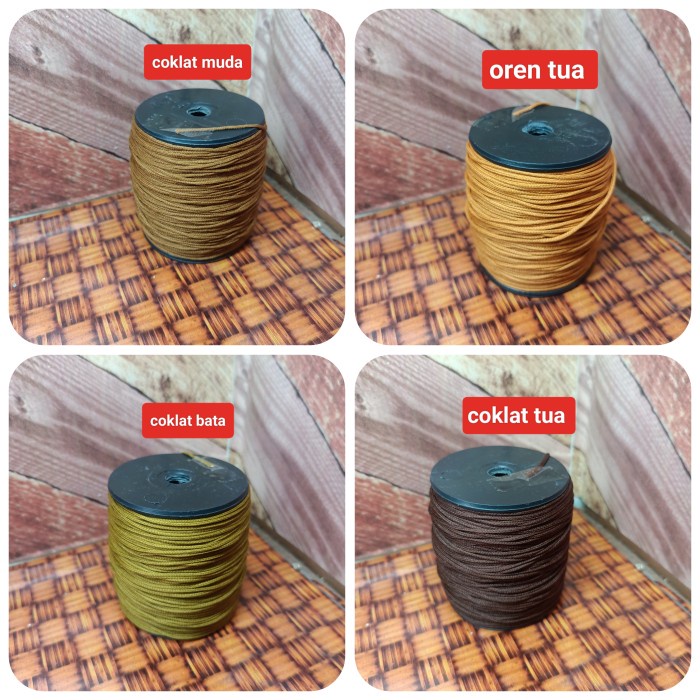 TALI PRUSIK TALI GELANG 1MM ( ROLLAN)
