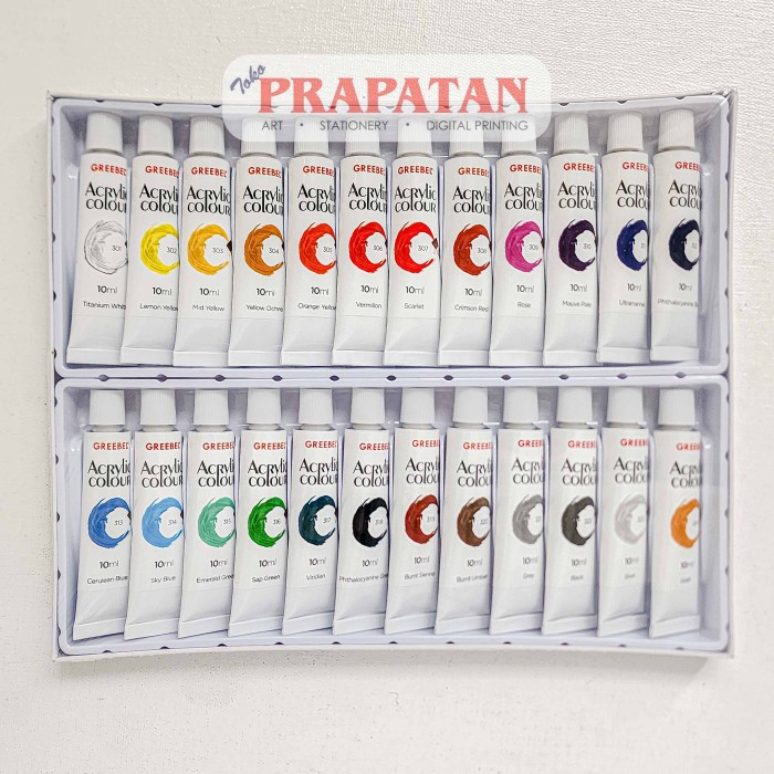 

TERLARIS Cat Akrilik Set Greebel 24x10ml Greebel Acrylic Set