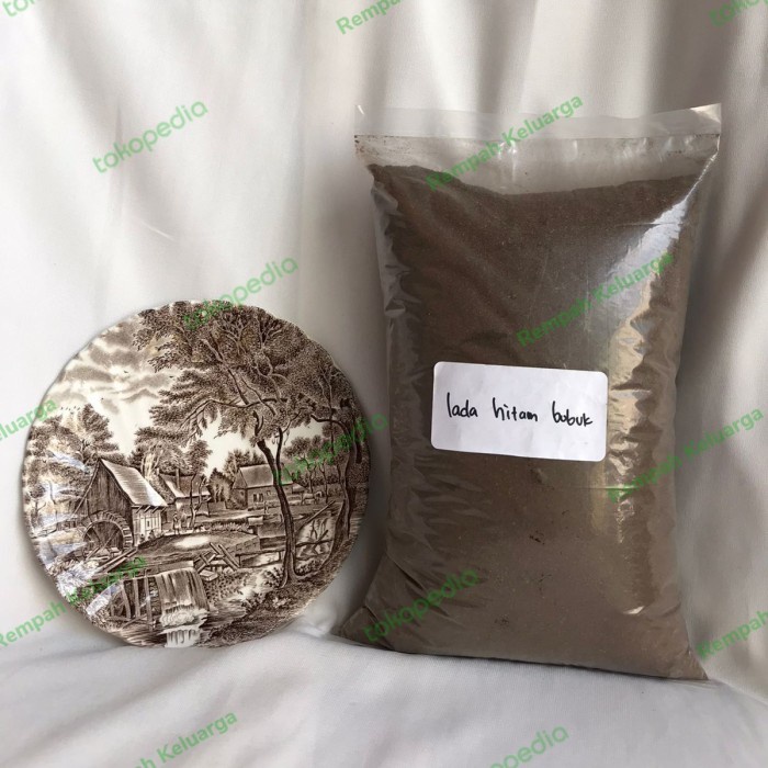 

Promo Terbatas Lada Hitam Bubuk 1Kg/ Black Pepper Powder 1Kg Aman