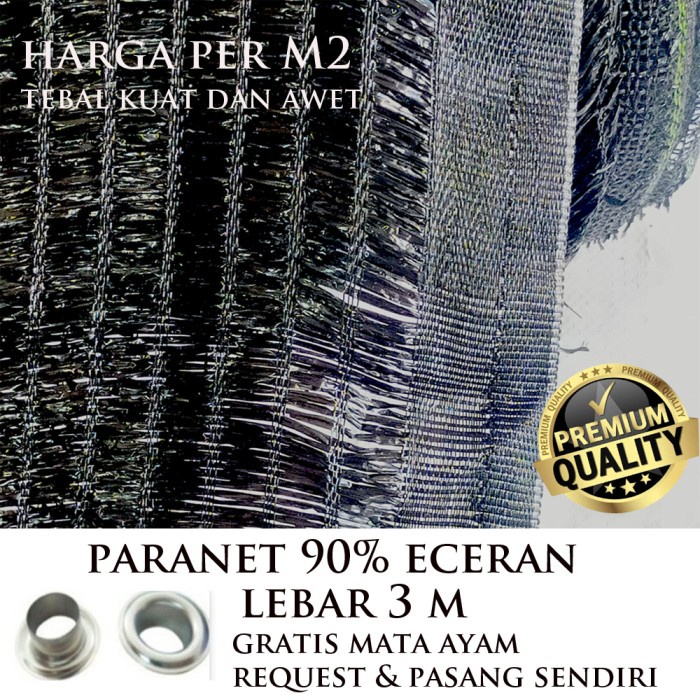 Promo Paranet 90% Meteran / Shading Net / Jaring Tanaman Meteran