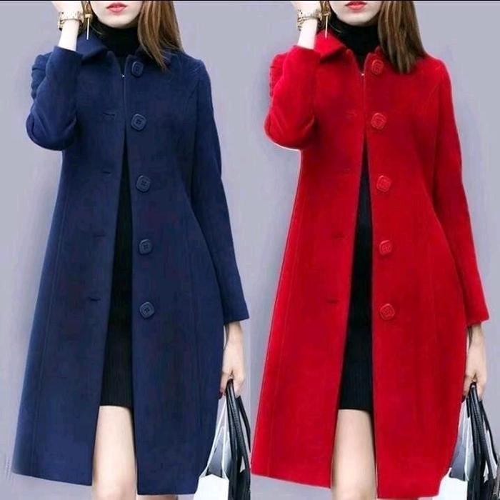 Jaket Blazer Wanita Blazer Outer Cewe Jas Korea Terbaru Kekinian Cewek Casual Long Coat Pocket