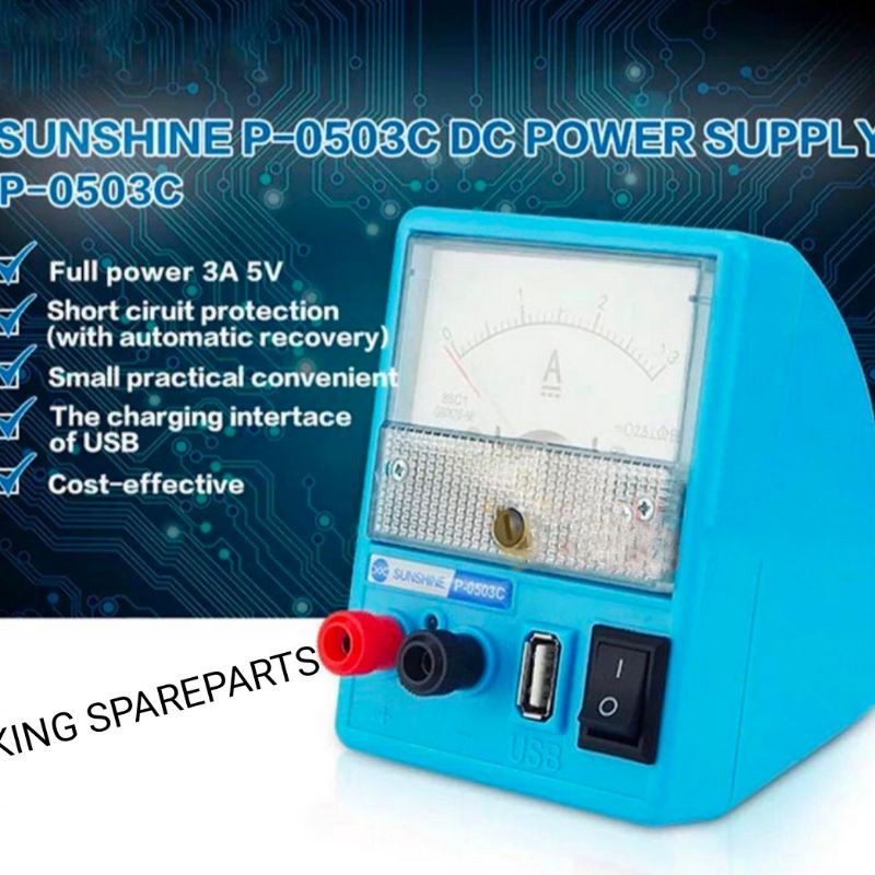 POWER SUPPLY HP P-0503C MINI 3 AMPER SUNSHINE -JuaraNyaProduct