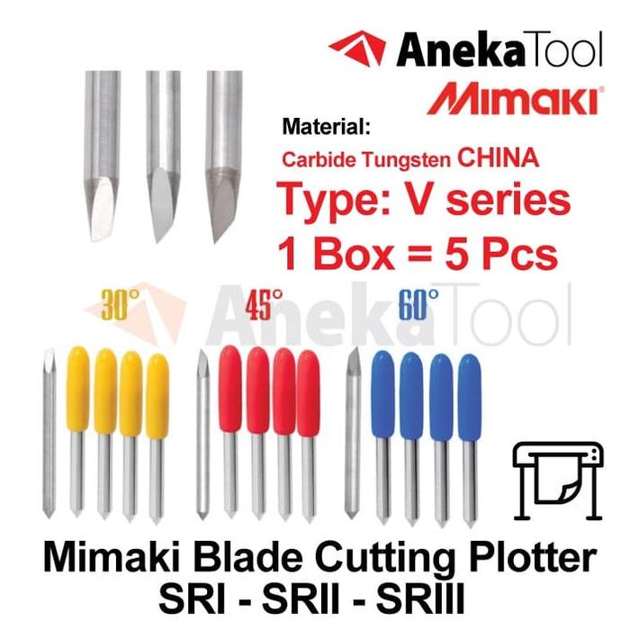 

PROMO! Pisau Cutting Sticker Mimaki Blade - V Series (Baja Carbide China)