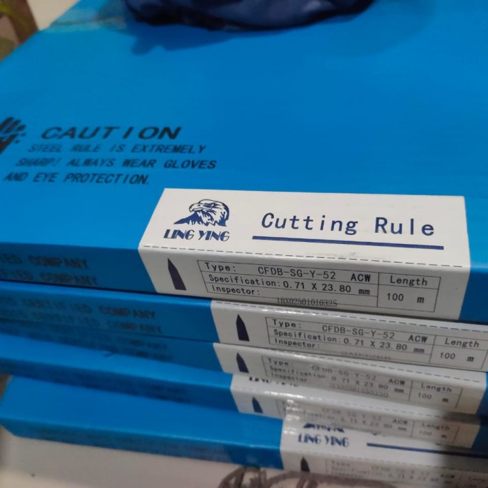 

PROMO! rule die steel 23.8x1.05 3pte 70m taiwan linying