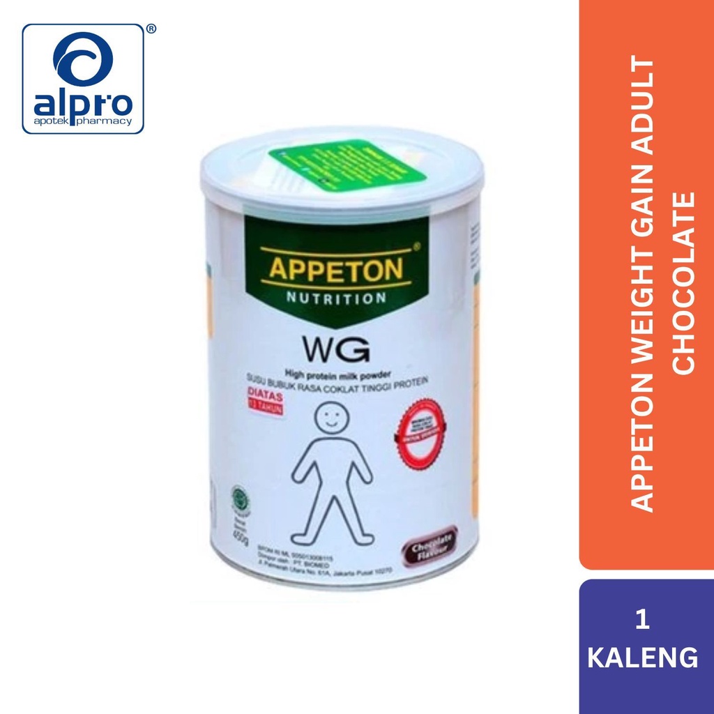 

APPETON WEIGHT GAIN ADULT CHOCOLATE 450G