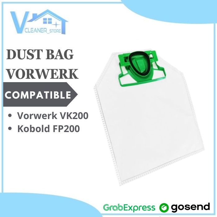 Kantong Debu Dust Bag Vacum Cleaner Kobold Vorwerk VK 200 / VK200 FP200